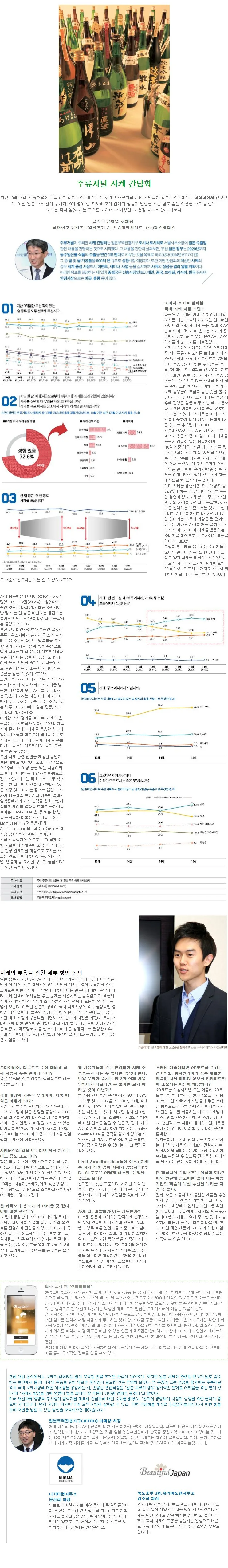 [SPECIAL-SAKE] 주류저널 사케 간담회