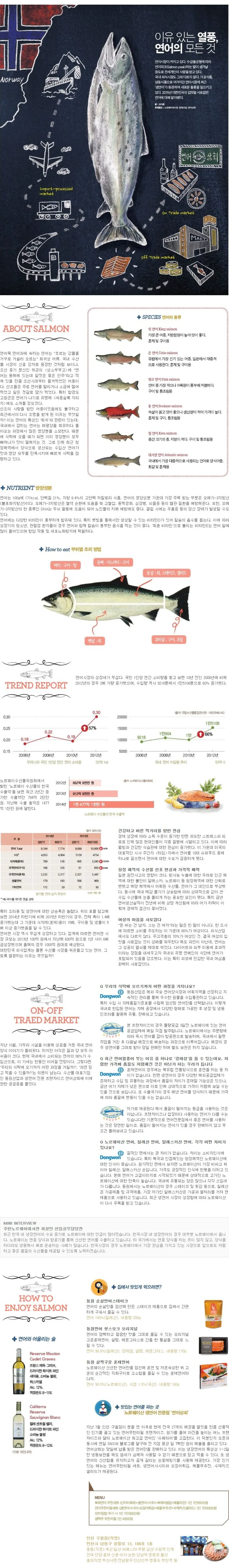 [FOOD TREND] 이유 있는 열풍,연어의 모든 것
